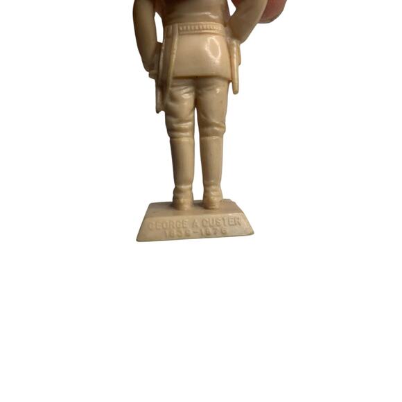 1950s Marx General Custer Square Based Statuette Figurine 2.75 Inch - Picture 5 of 6